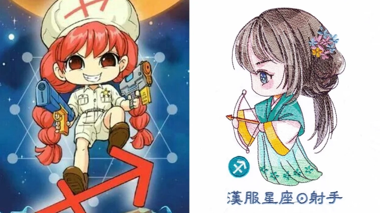 Ảnh Chibi Công Chúa Nhân Mã Dễ Thương Khám Phá Thế Giới Kỳ Lân
