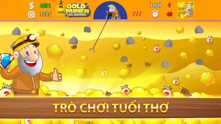 Khám phá game đào vàng cổ điển phiên bản 2026